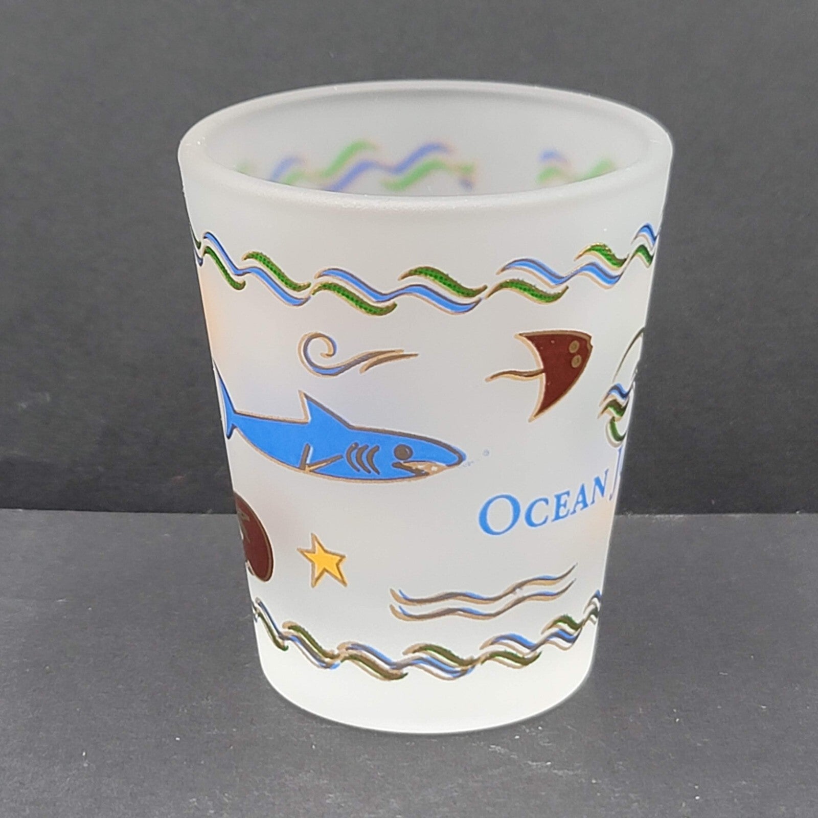Ocean Journey Shot glass Souvenir Denver Colorado