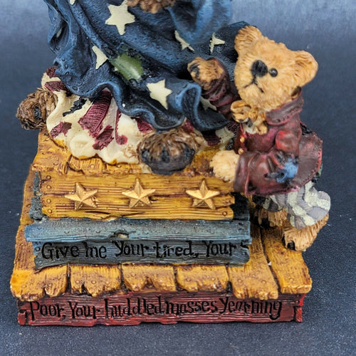 Boyds Bearstone Figurine Ms Libearty Wants You Too Statue of Liberty 0199821