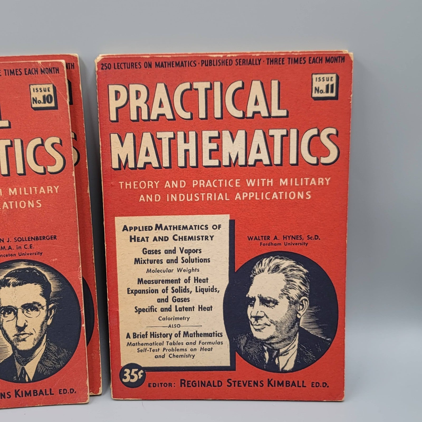 Practical Mathematics Issues Lot of 6 No 5 8 10 11 12 13 Kimball