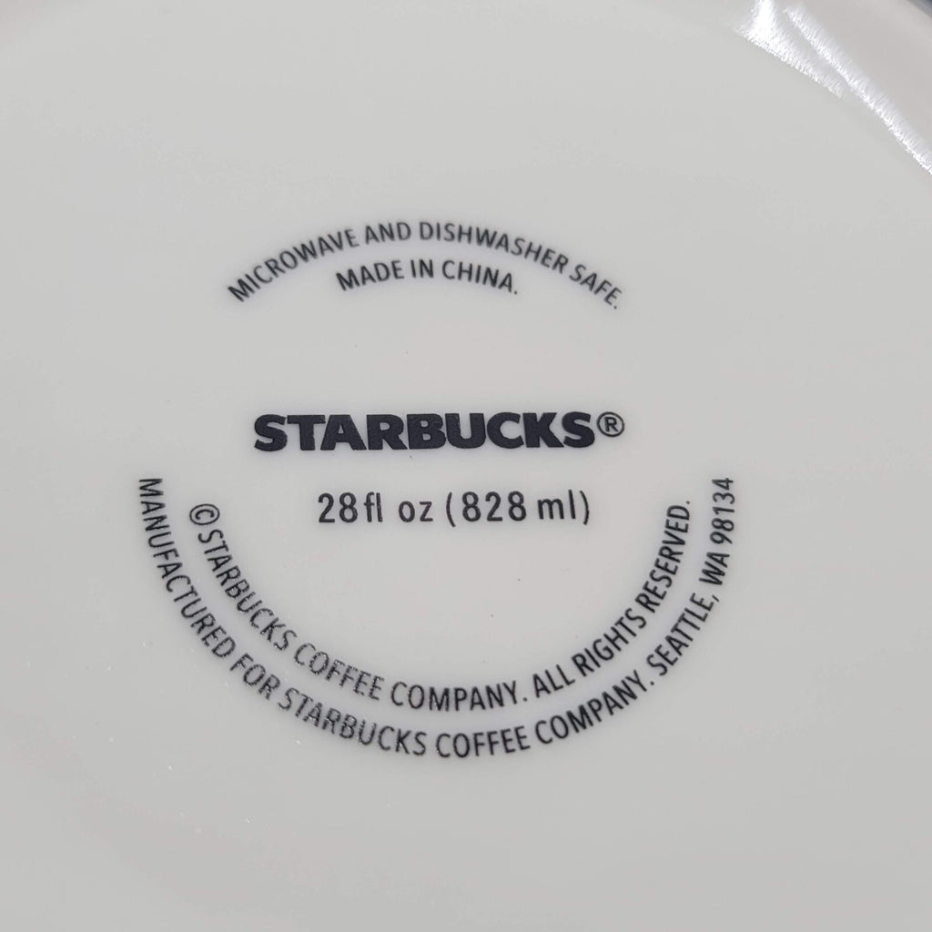 Starbucks Coffee is Magic XL 28oz Coffee Mug Cup Pink White Large