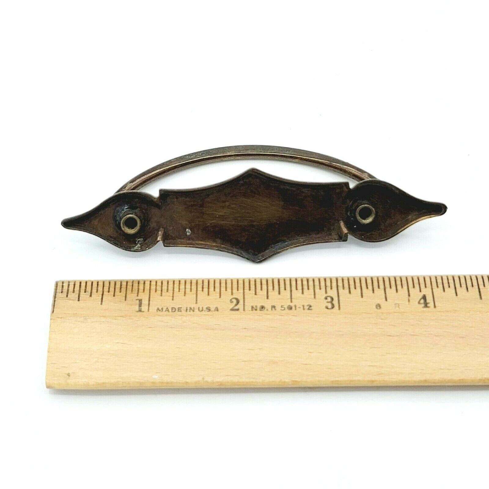 Vintage Steel Drawer Pull Salvage Hardware SINGLE ONLY 2.5 in (H0025)