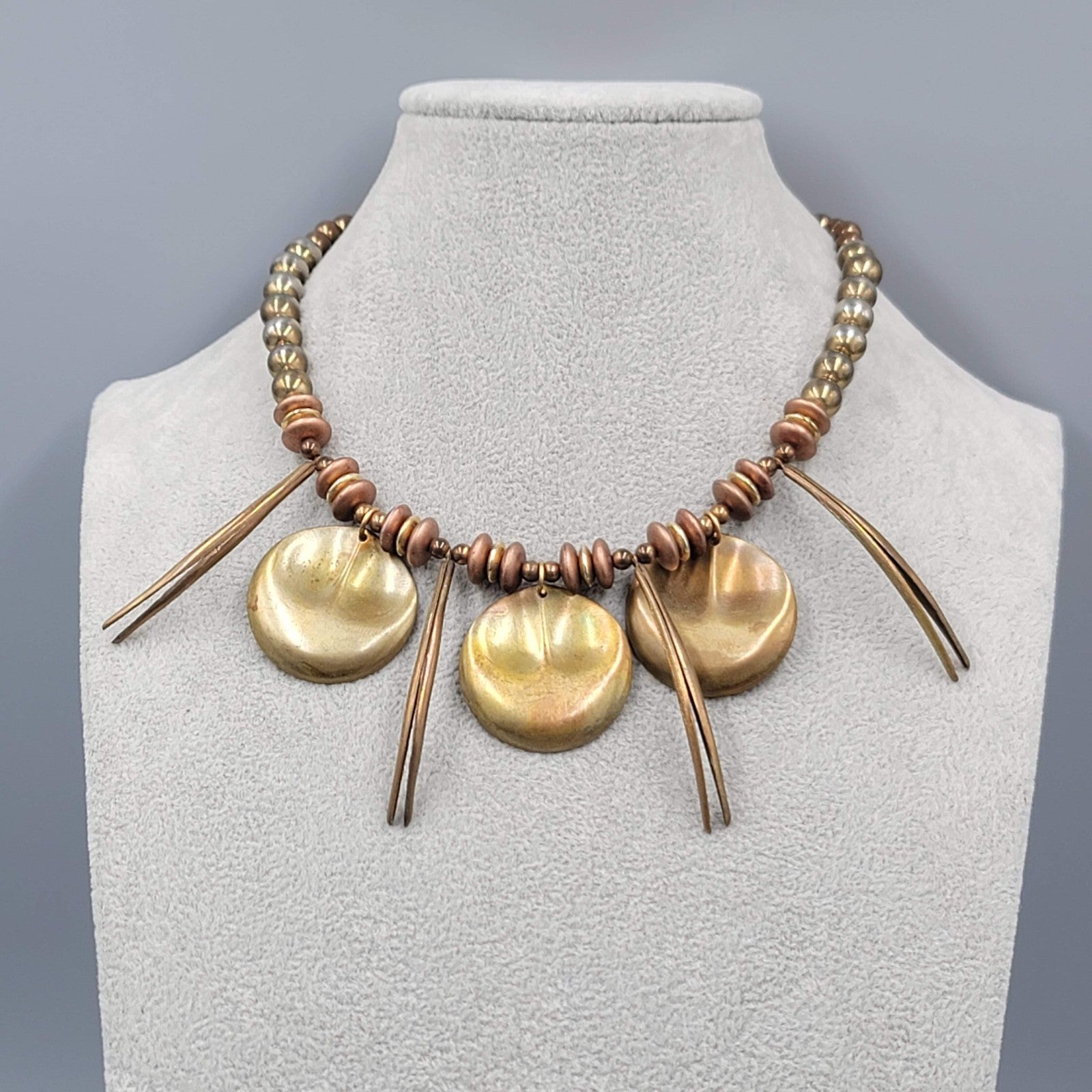 Vintage Designed by Paula Choker Necklace Estate Costume Jewelry 14"