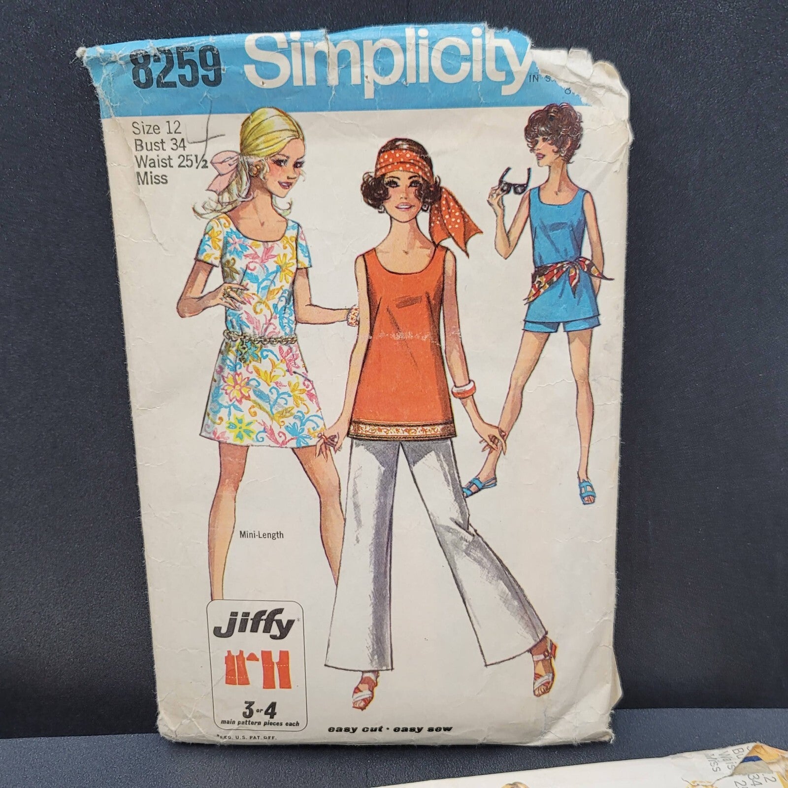 Vintage Simplicity Womens Sewing Patterns 8259 9029 5199 5205 Size 12 and 14