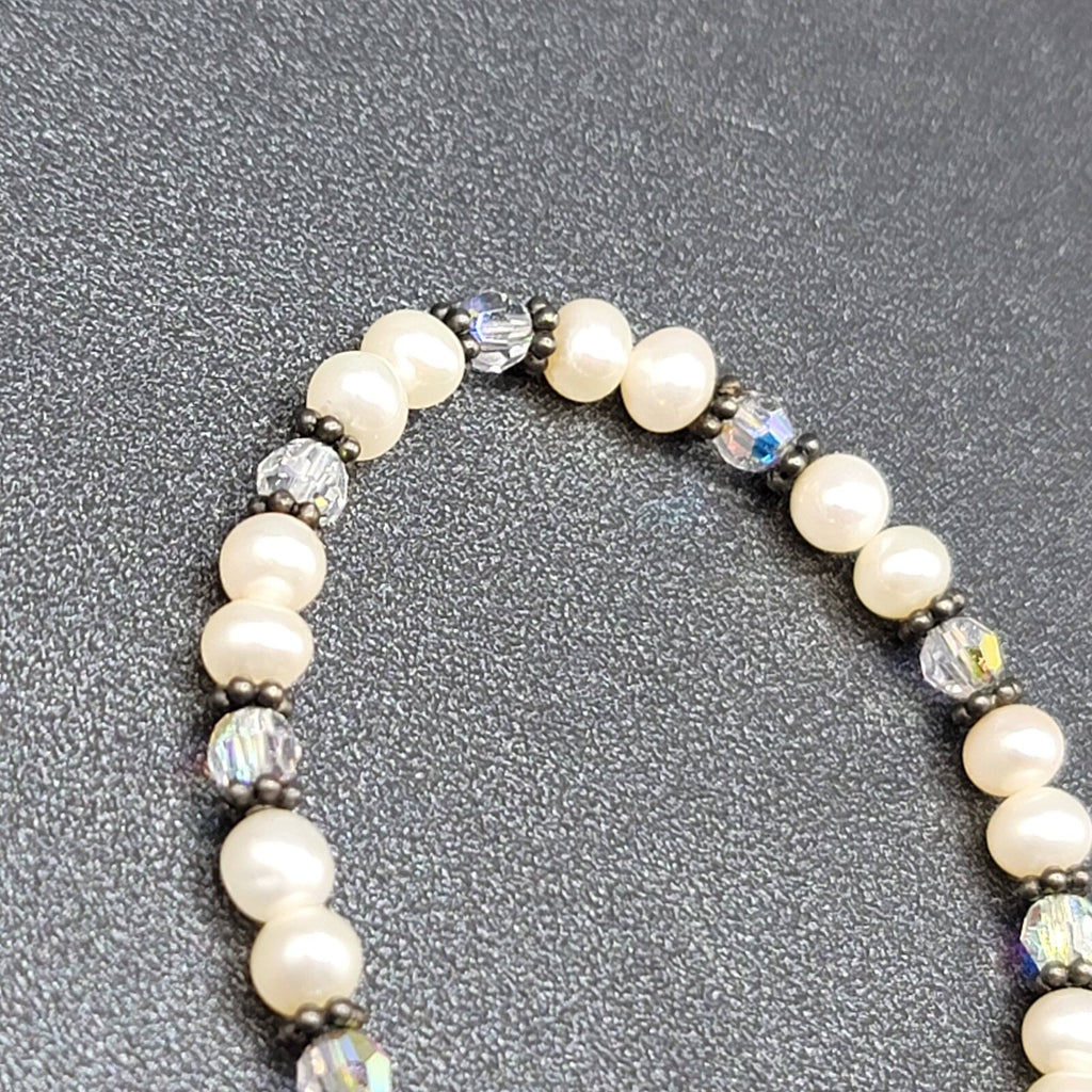 First Holy Communion Confirmation Pearl 925 Sterling Silver Childs Bracelet 6"