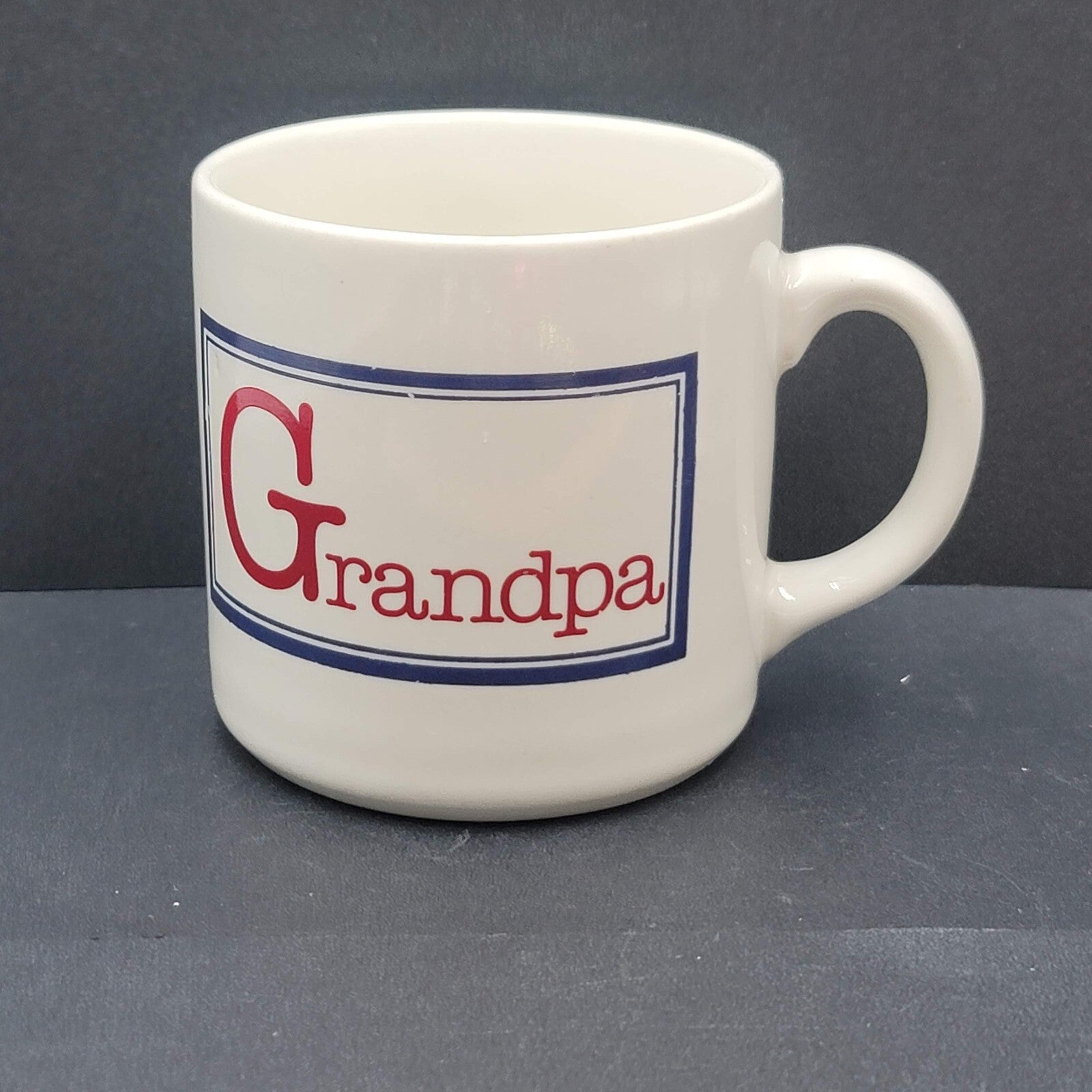 Vintage Grindley England Coffee Mug Grandpa Starts with a Capital G Doug Wilson