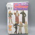 Simplicity 4850 Adult  Costume Hippy Wizard Ninja Cat Baby Size A XS- XL