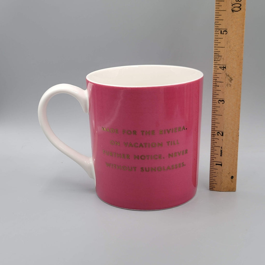 Kate Spade New York Lenox Glamorous Things We Love Coffee Mug Pink