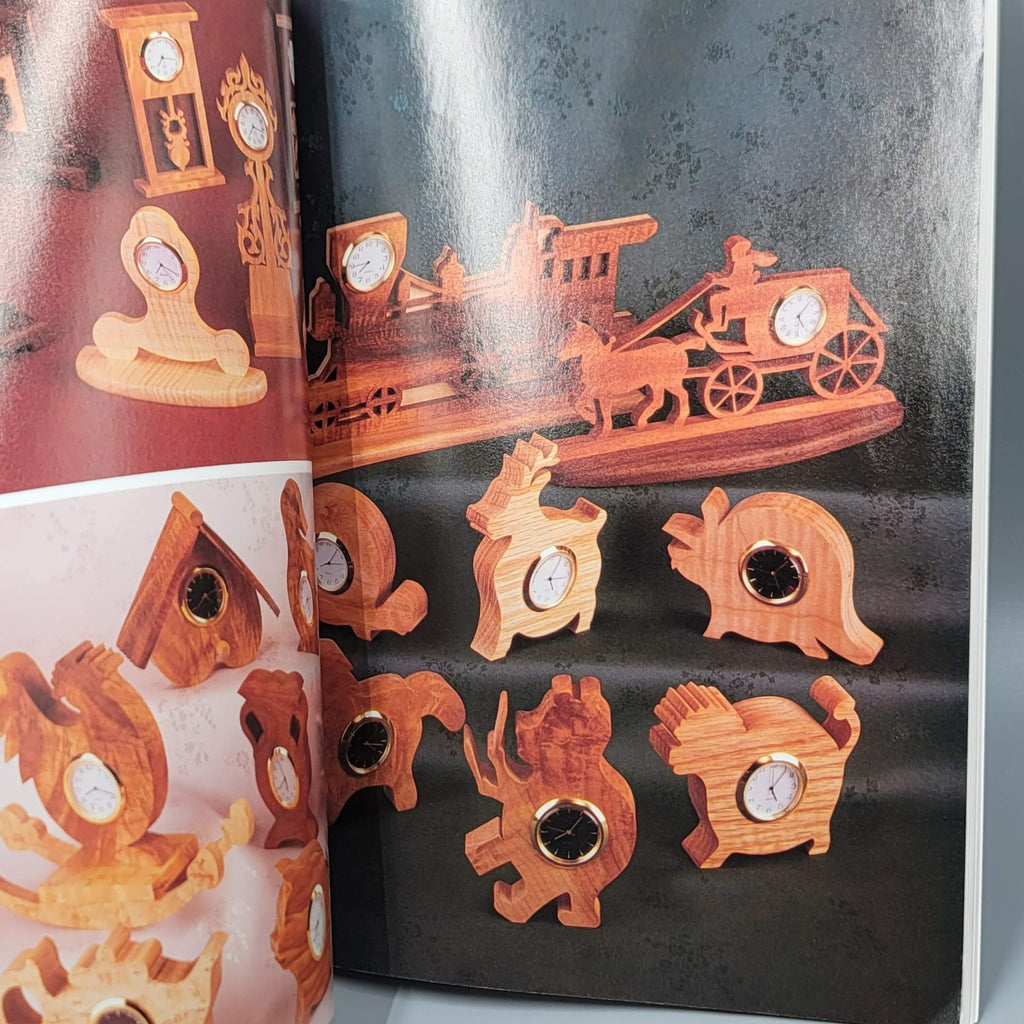 400 Full Size Mini Clock Patterns Book Scroll Saw Longabaugh, Rick