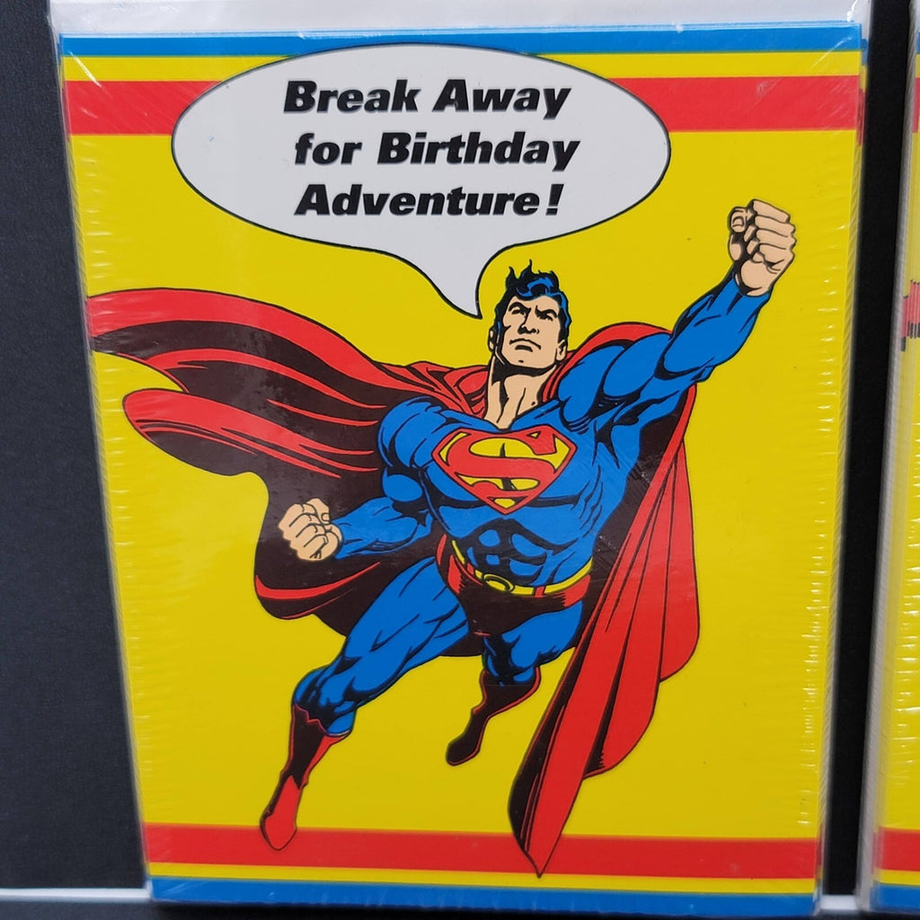 Vintage Superman American Greetings Birthday Invitations 16 NOS Sealed