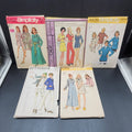 Vintage Sewing Patterns Womens Suits Tops Pajamas Robes Outfits