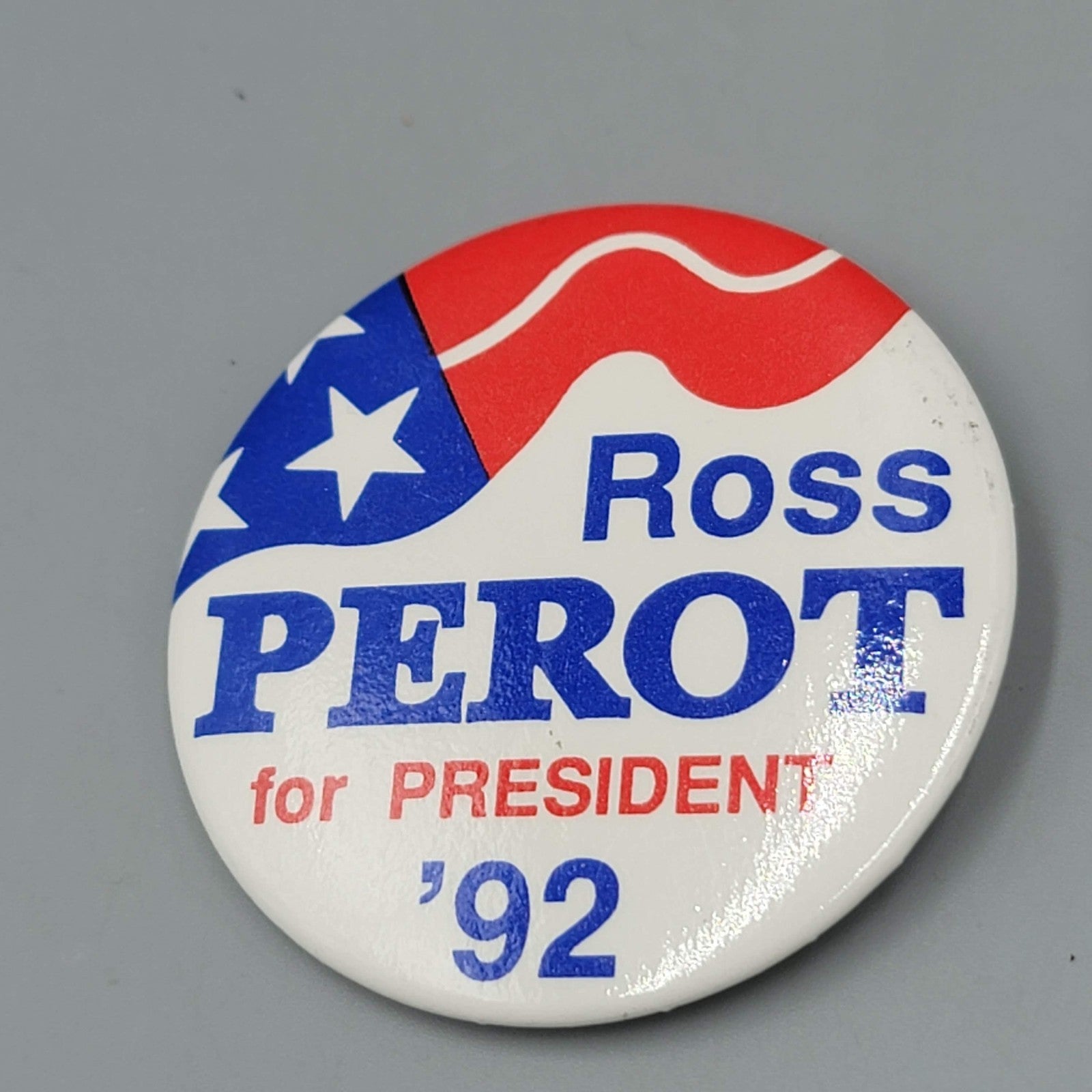 Ross Perot For President 1992 Campaign Button Pin ‘92 Lot of 2