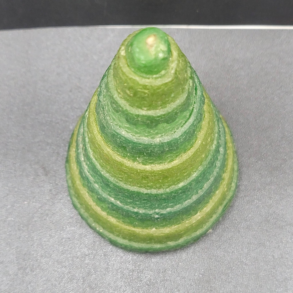 Vintage Hallmark Christmas Tree Candle Green Unused 7" New Old Stock