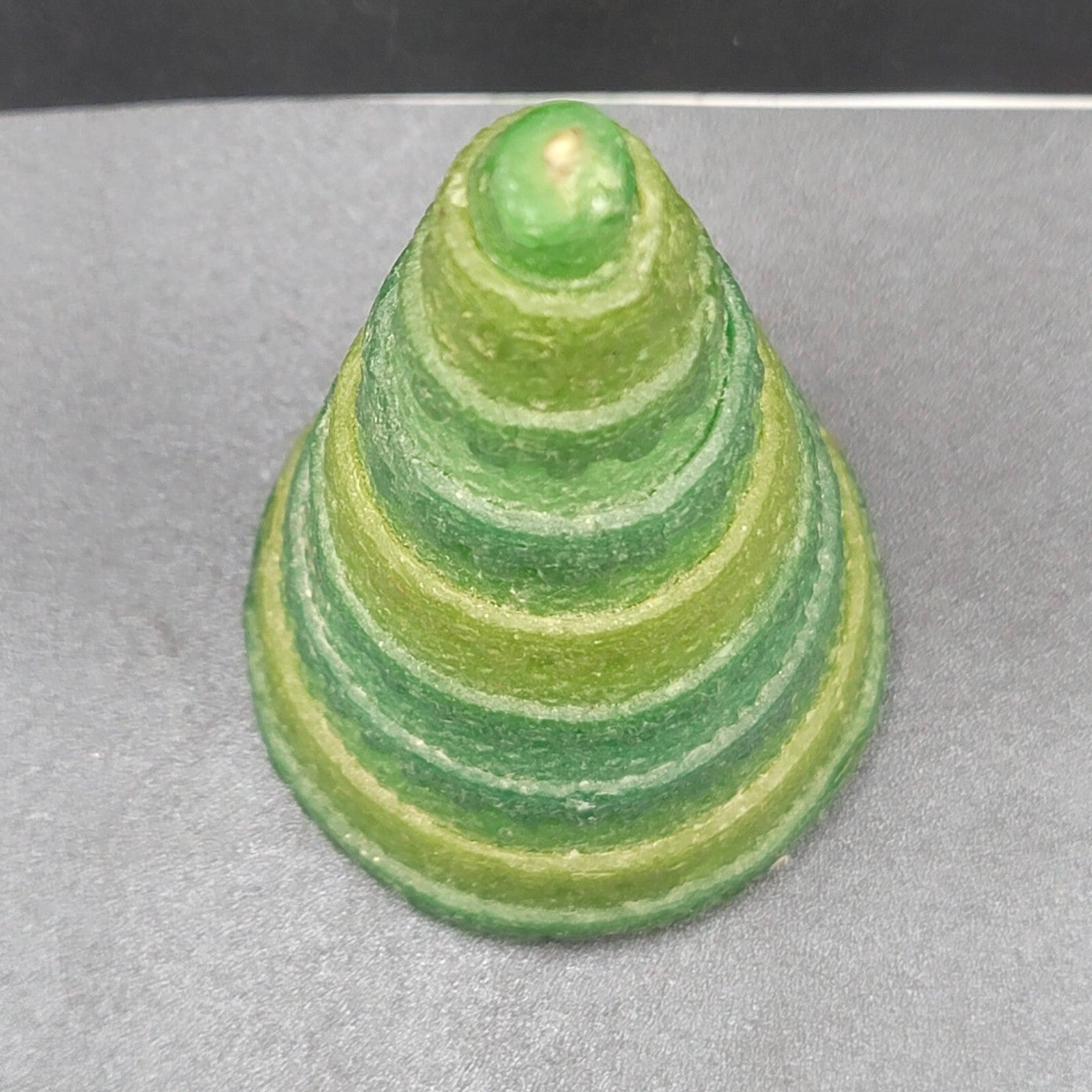 Vintage Hallmark Christmas Tree Candle Green Unused 7" New Old Stock