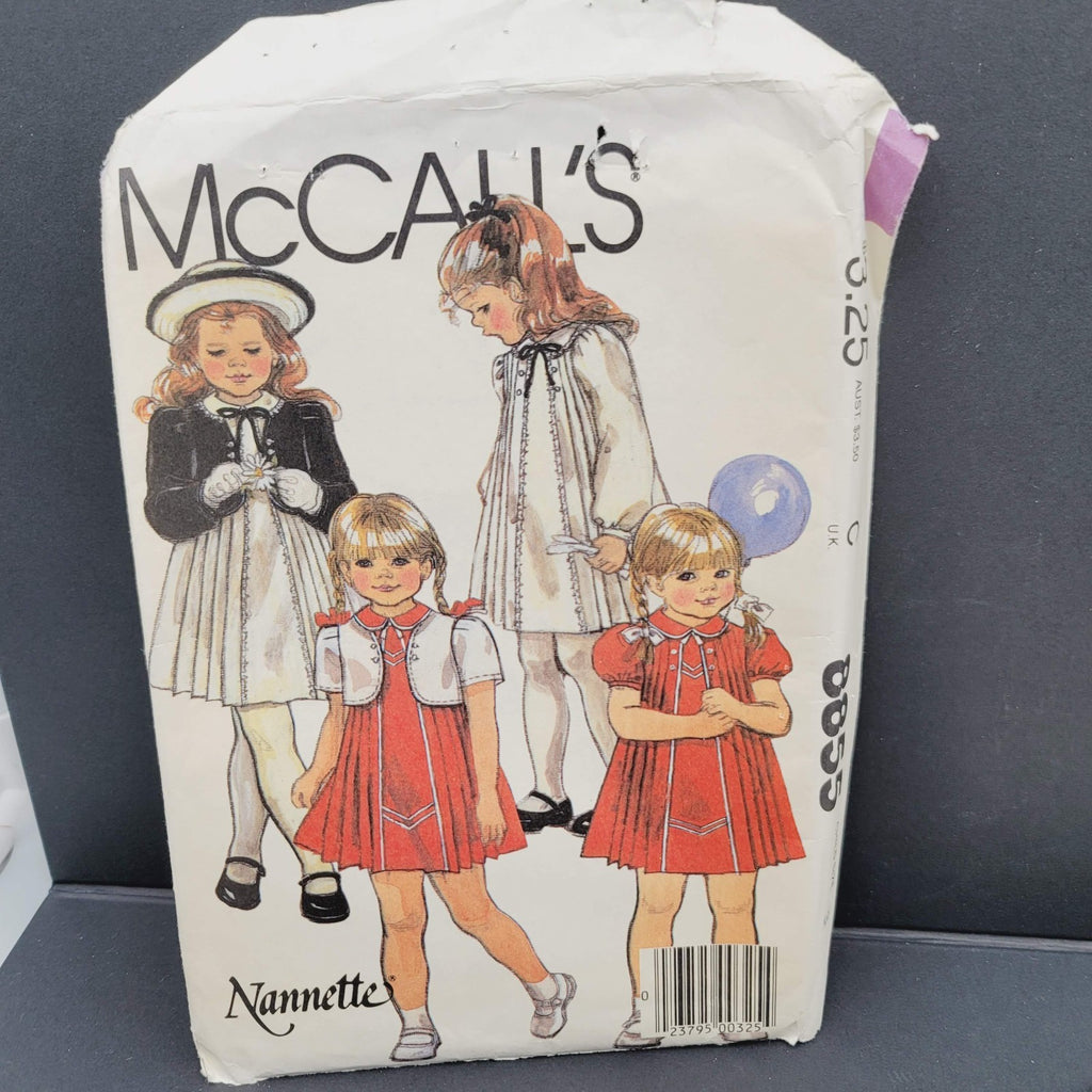Vtg Cinderella Simplicity Sewing 4 Patterns Dress 6511 5354 8855 Girls Sizes 3-6