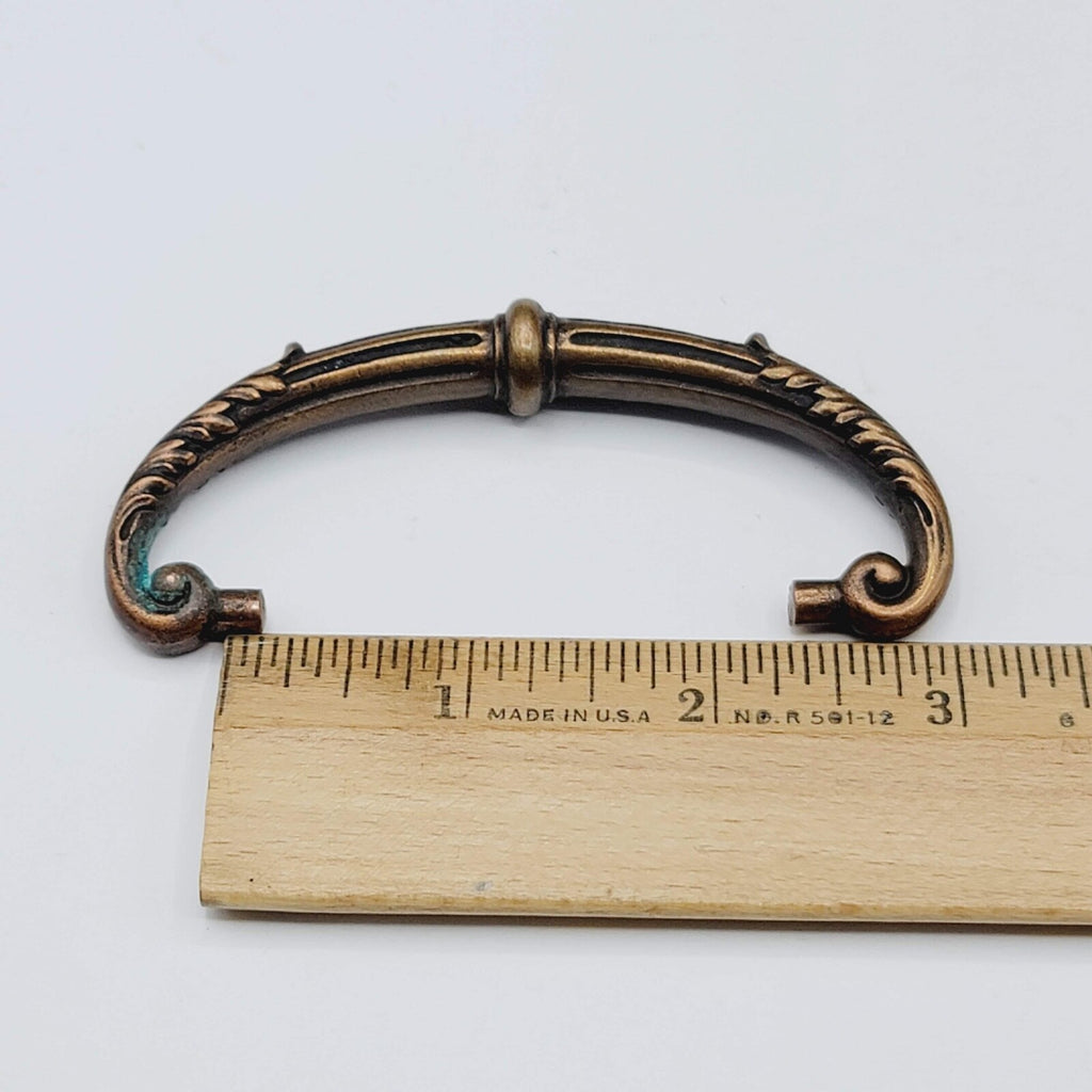 Vintage Copper Bail Pull Handle Replacement 2.5"