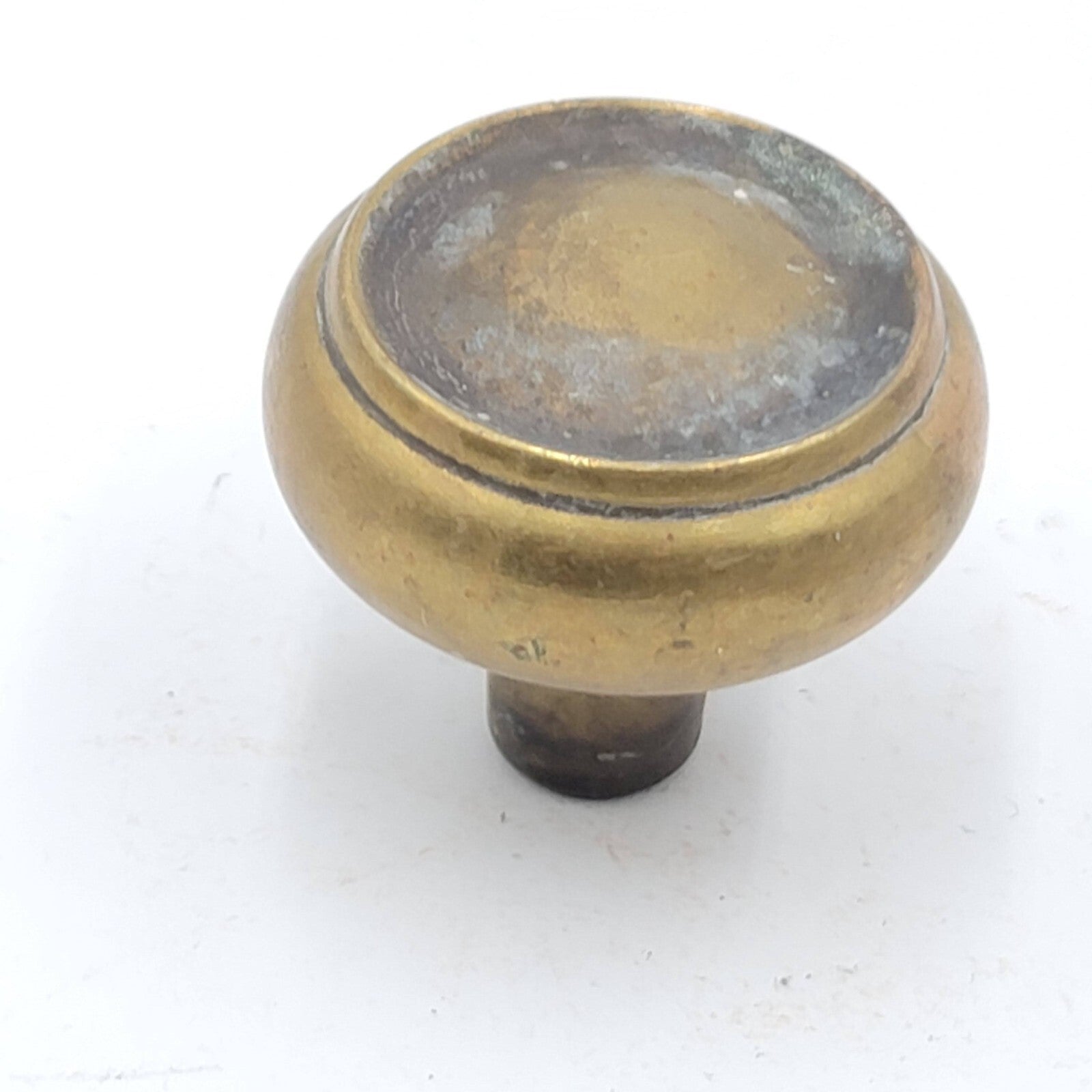 Vintage SINGLE Brass Doorknob Salvage Door Hardware Ornate 2.25" (152)