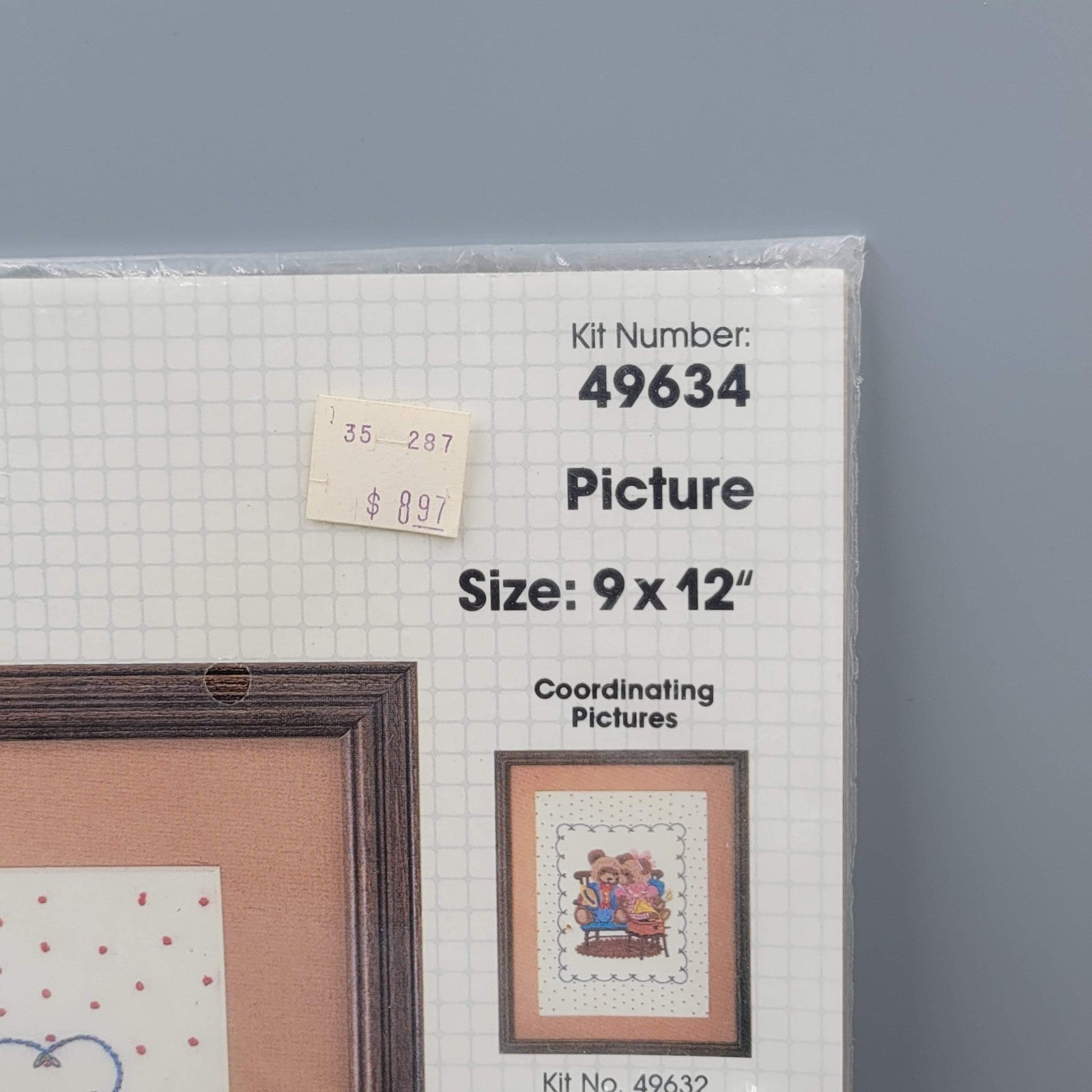 Bucilla Stitchery Kit 49634 Mama Bear Baby Bear Vintage Sealed