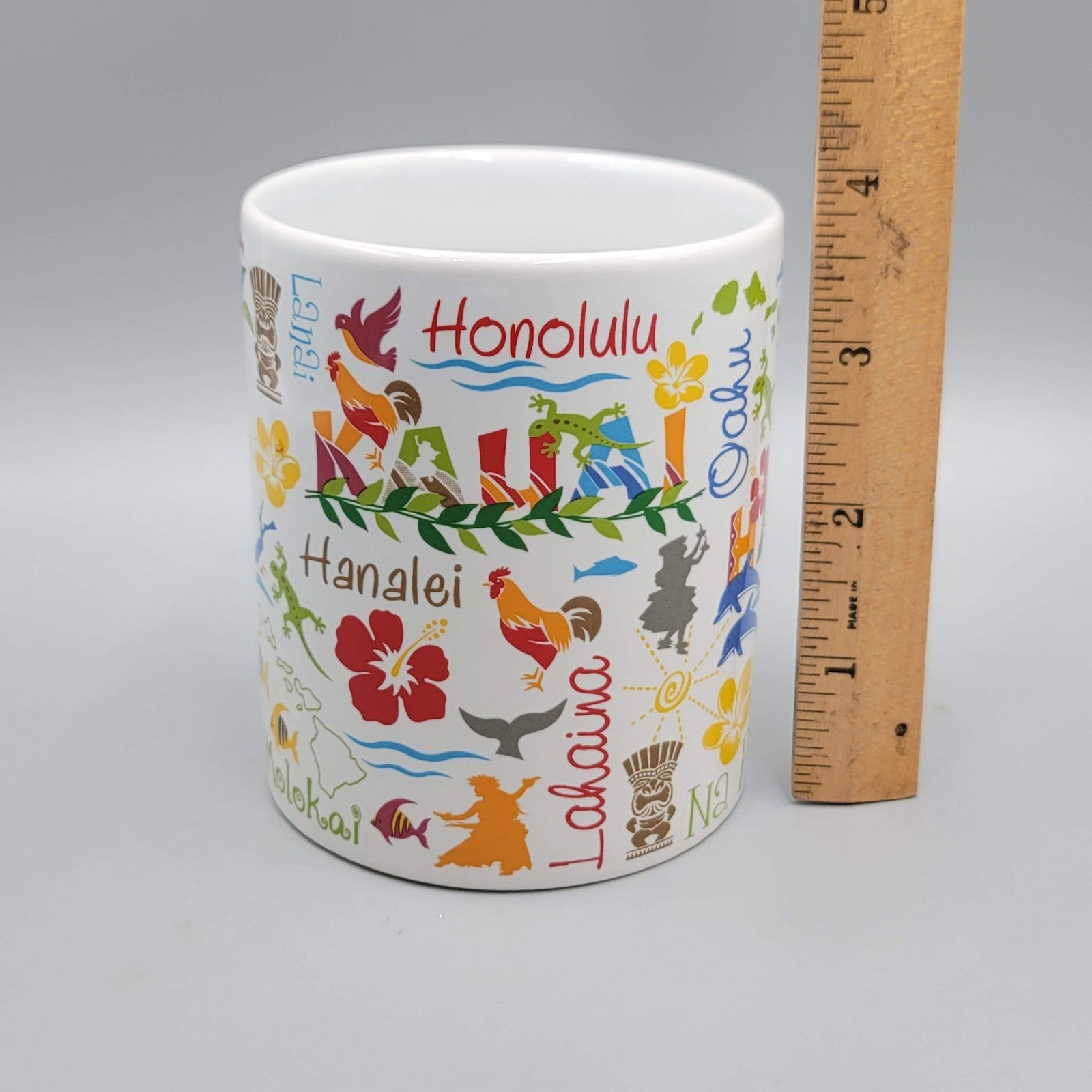 Island Heritage Coffee Mug Hawaiian Adventures Hawaii 2015 EUC