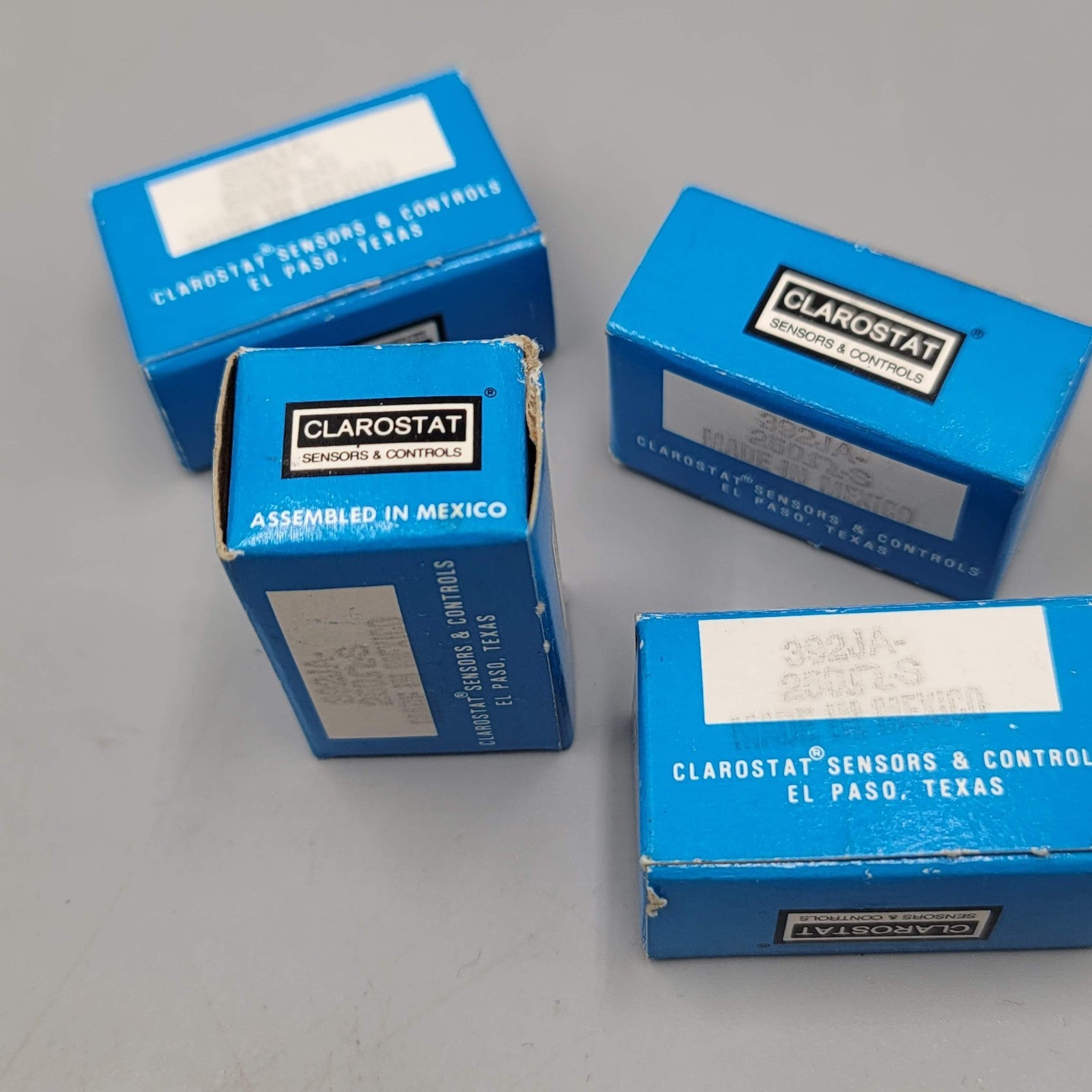 Vintage Clarostat 392JA 1 meg potentiometer Lot of 4 New Old Stock