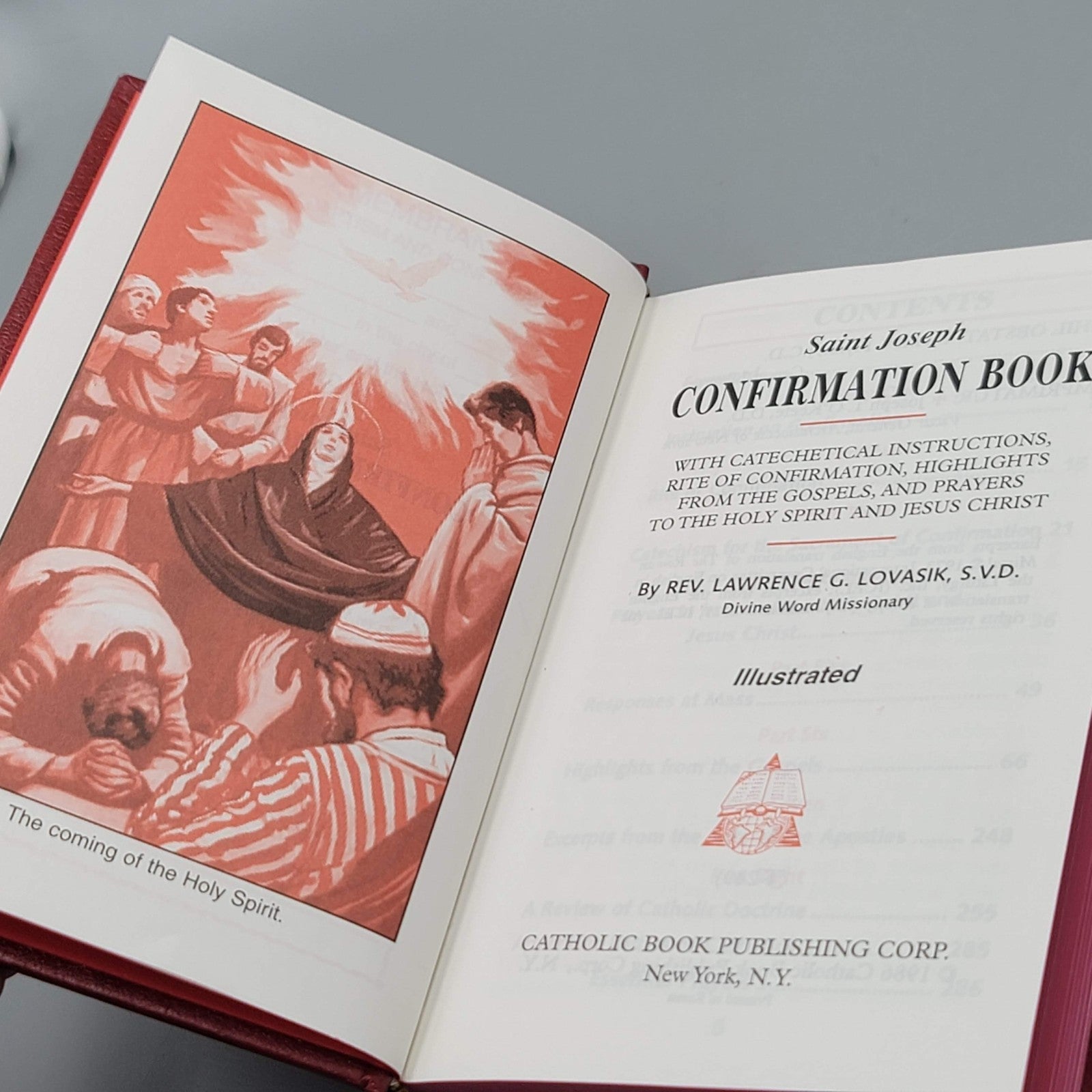 Vtg Confirmation Book Saint Joseph Roman Missal Prayer book 1986 Catholic Church
