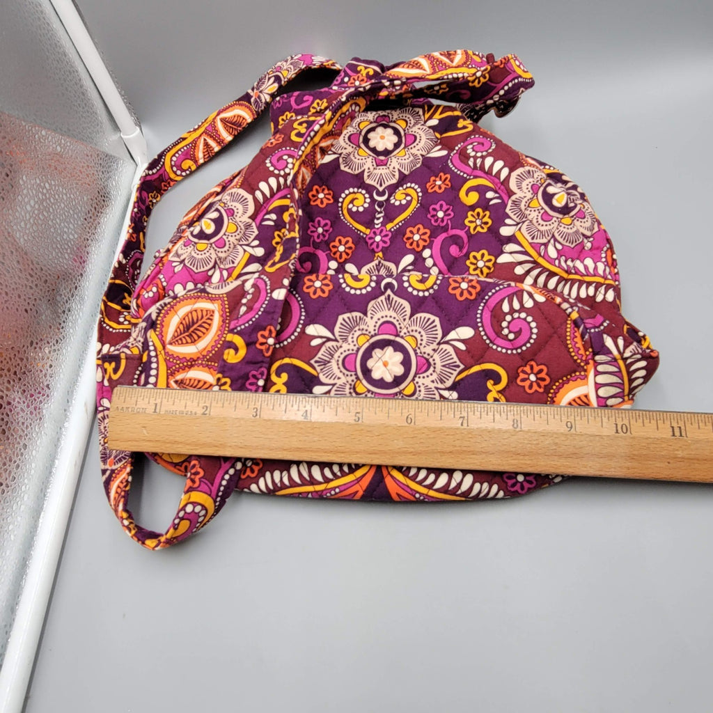 Vera Bradley Safari Sunset Shoulder Drawstring Bag Purse 4" x 10" x 10" VTG
