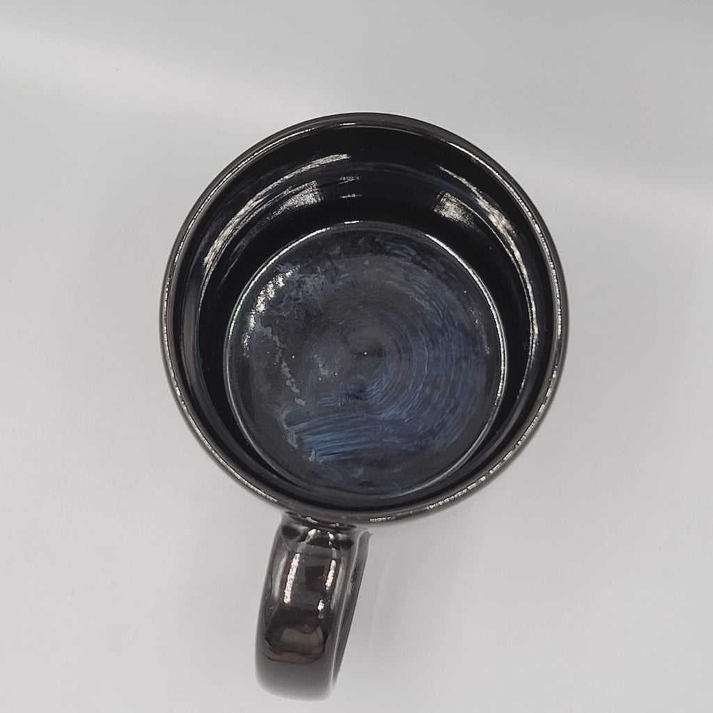 Older Than Dirt Coffee Mug Carlton Cards Stoneware Black Yellow