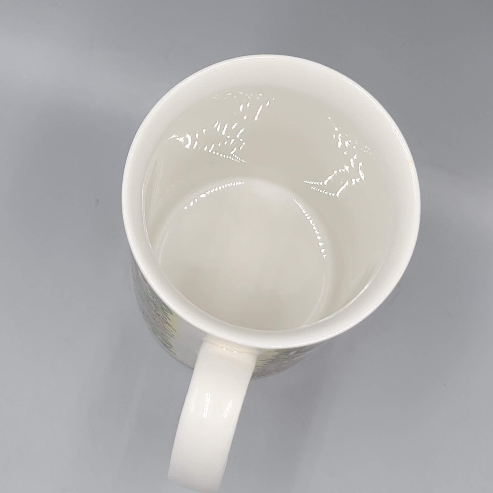 Gathering Mistletoe Stoneware Mug Dunoon Scotland Christmas Cheer Series