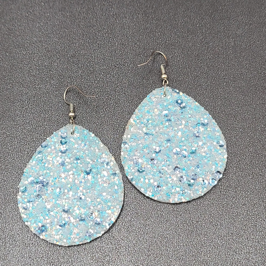Pierced Earrings EAT SLEEP SCHOOL REPEAT Dangle Teardrop 2.25"