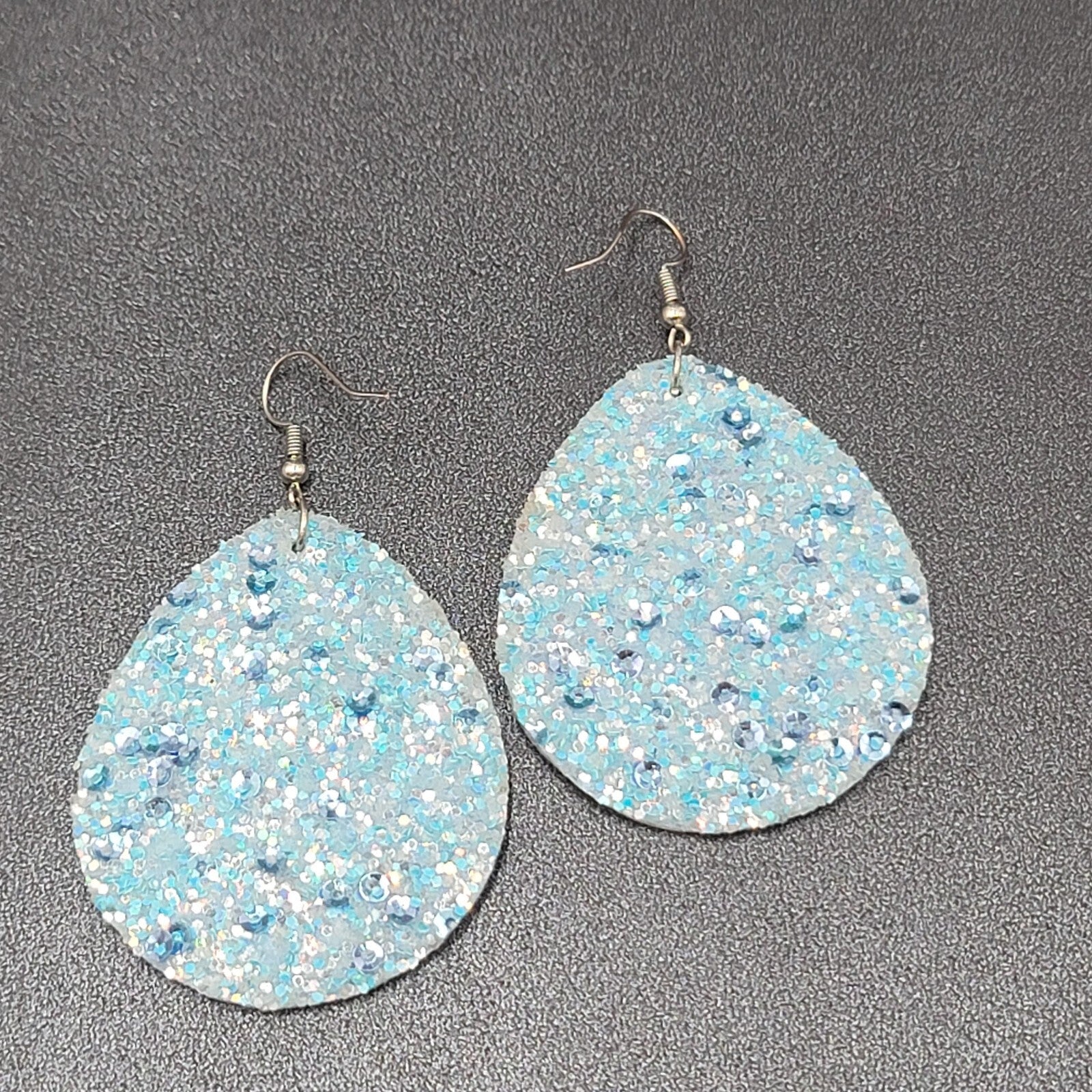 Pierced Earrings EAT SLEEP SCHOOL REPEAT Dangle Teardrop 2.25"