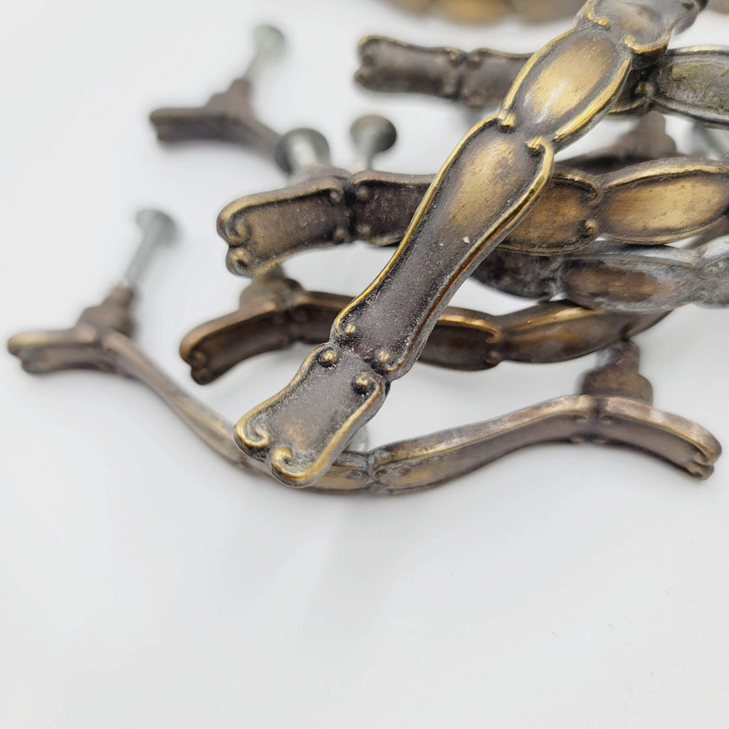 Vintage Lot of 17 Drawer Handles Cabinet Pull Allison 3" Salvage Hardware