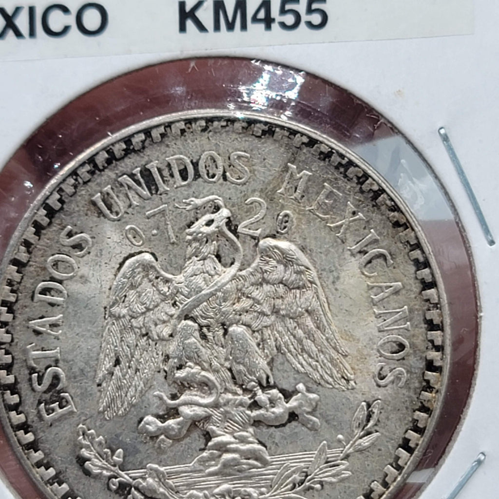 1943 Mexico Coin 1 Peso KM455