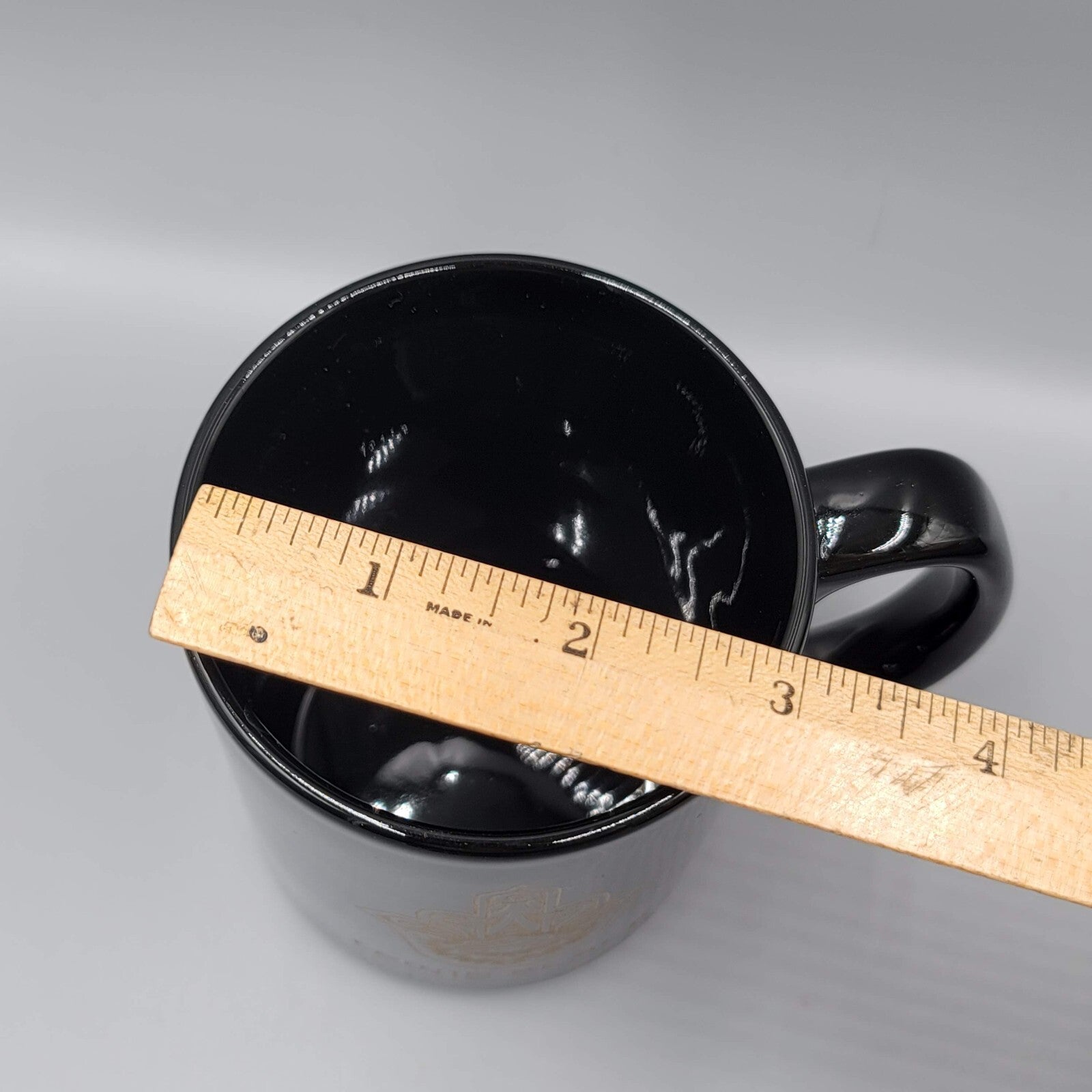 Comedian Lewis Black Coffee Mug Black Gold Hamsa Eye Cup