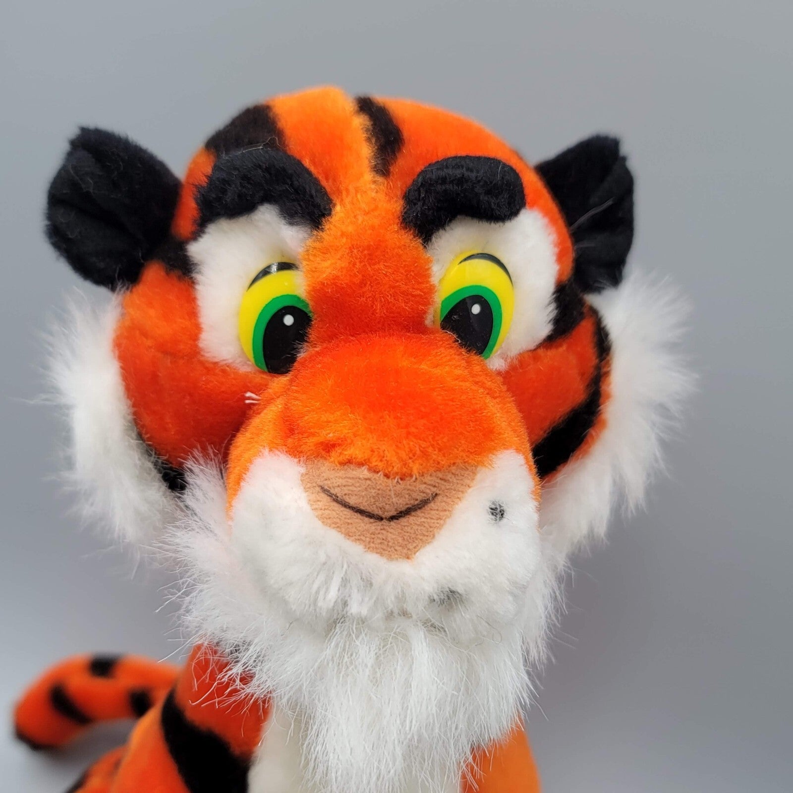 Vintage Classic Toy Company Orange Tiger Plush Stuffed Animal 10"