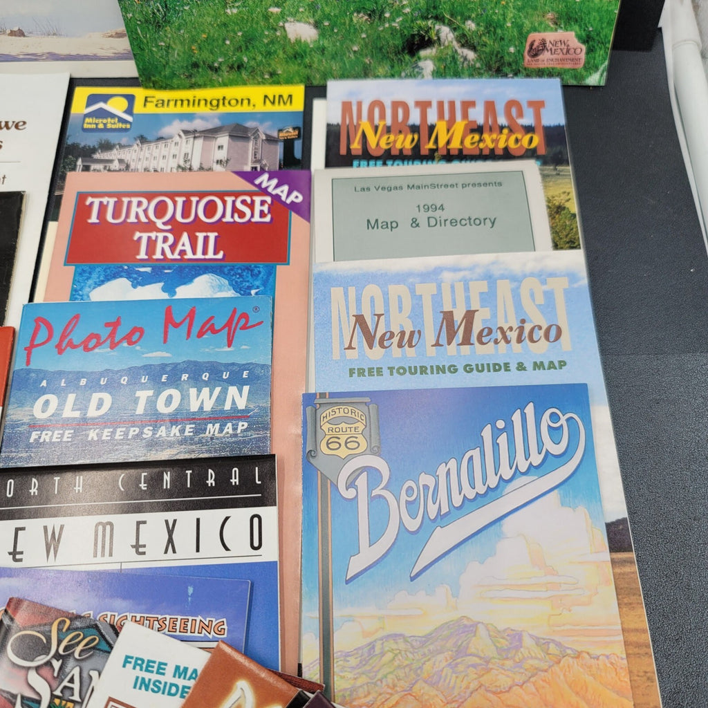 Vintage New Mexico Tourism Guides Maps Large 30 Lot 1994-2005