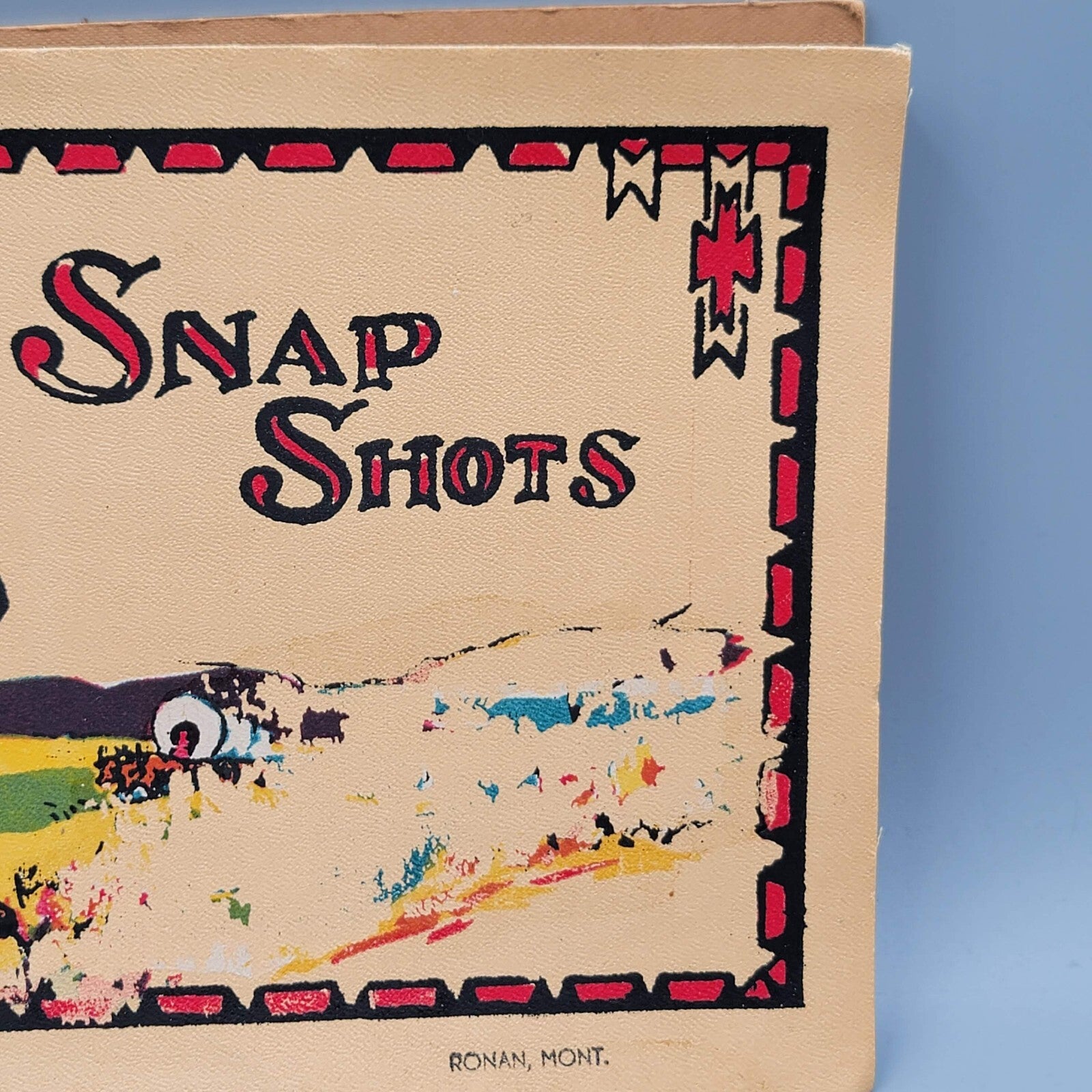 Vintage Photo Album Snap Shots Ronan Montana  Unused Scrap Book