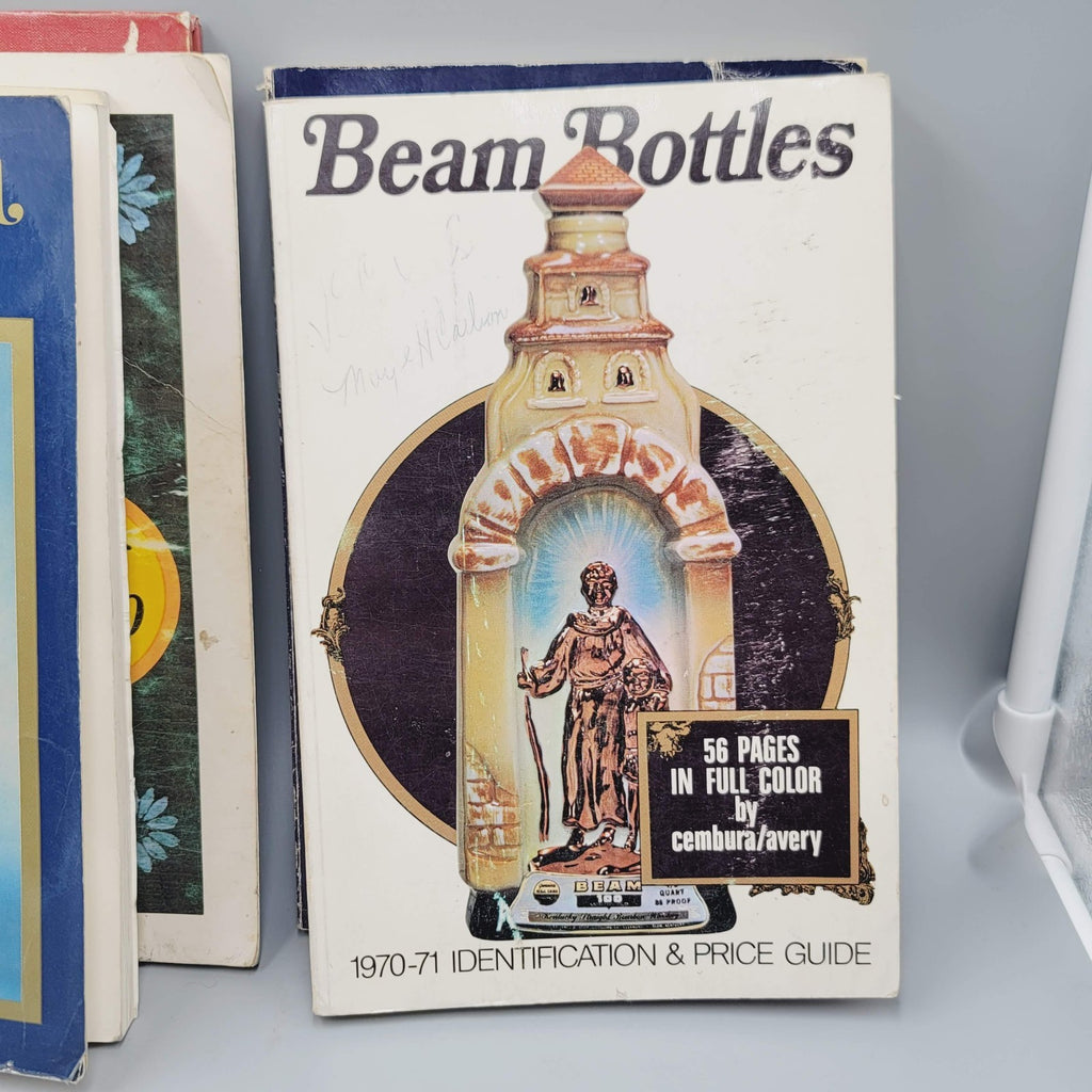 Jim Beam Bottles Collector Books Lot of 13 and Other Collectible Decanters