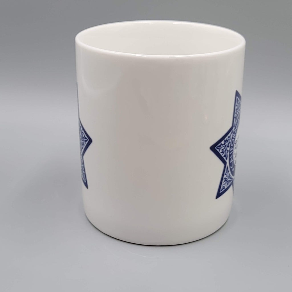 California Highway Patrol Coffee Mug CHP Blue White 