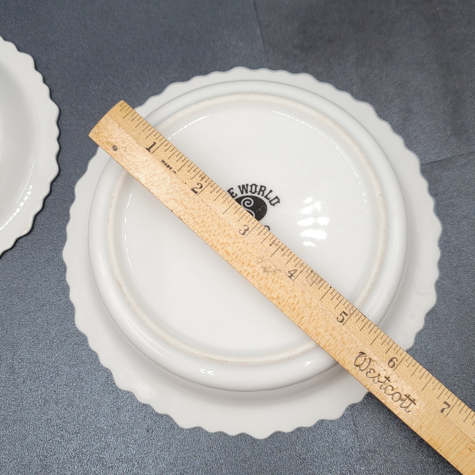 Vtg SANGO One World HELLESPONT 8001 Japan Floral Bowl Saucer