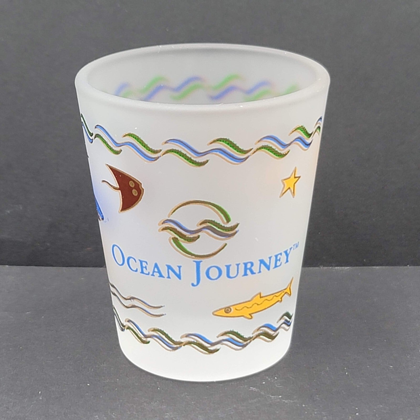 Ocean Journey Shot glass Souvenir Denver Colorado