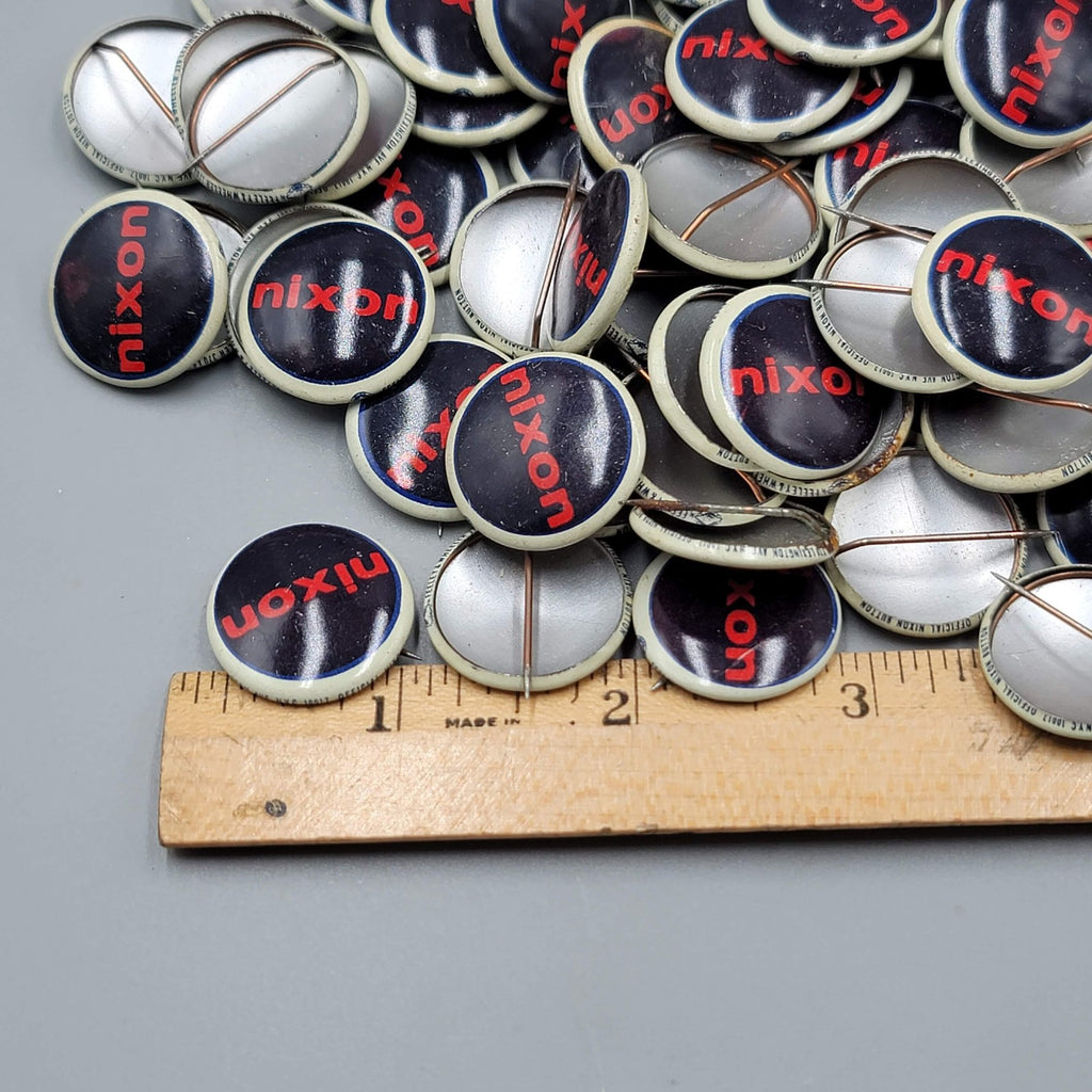 Vintage Nixon Campaign Buttons Official Pinbacks Political Pin Lot of 75+ 7/8"