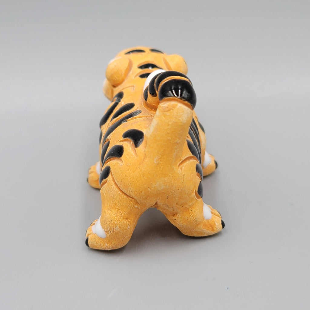 Coad Pottery Tiger Made in Peru Peruvian Pottery Figurine 2.25" x 1.75"