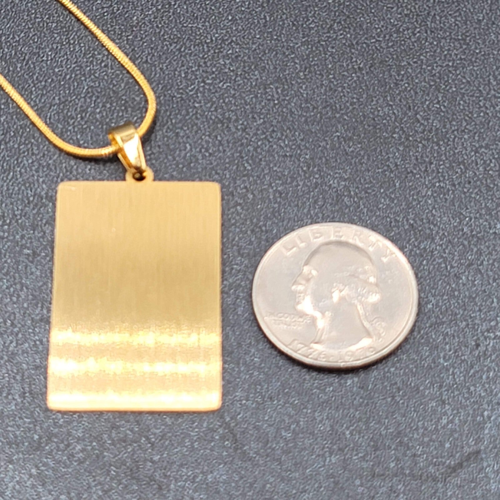The TOWER Tarot Card Pendant Necklace Major Arcana Gold tone 18”.