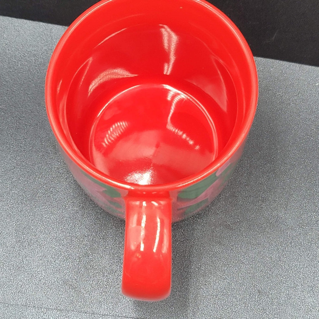 Starbucks Holiday 2020 Green Mermaid Logo Coffee Mug 12 Fl Oz Red Cup Poinsettia