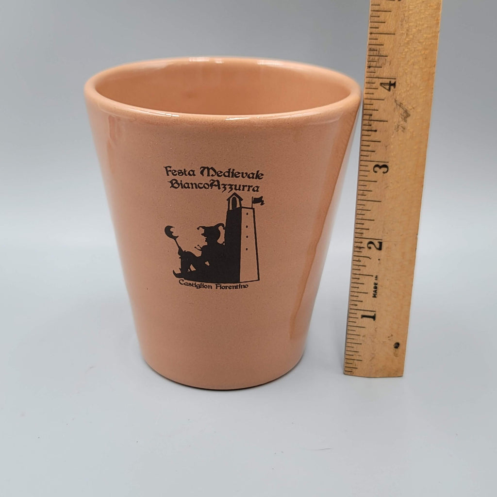 Festa Medievale Bianco Azzurra Castiglion Florentino Ceramic Souvenir Mug