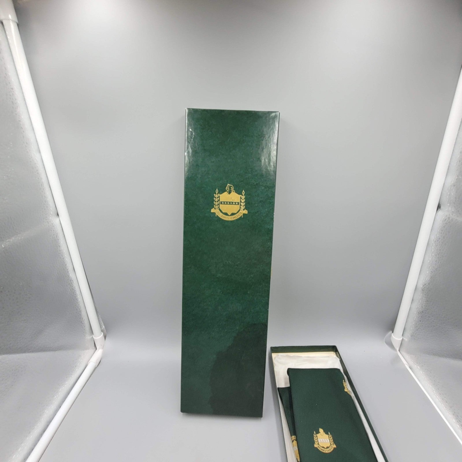 Vintage Necktie Jim Beams Choice Whiskey Bourbon Tie Green Ernst San Francisco