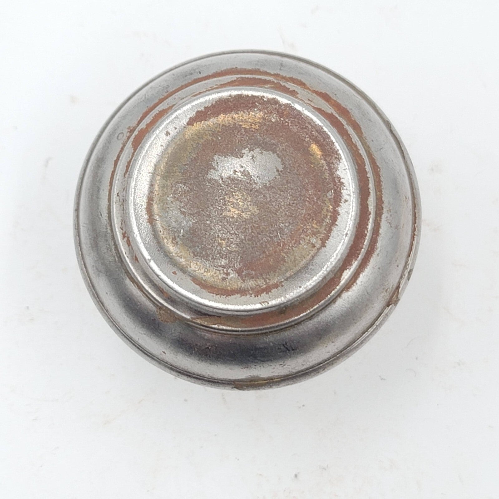 Vintage SINGLE Steel Doorknob Salvage Door Hardware (155ddk)   2.25"