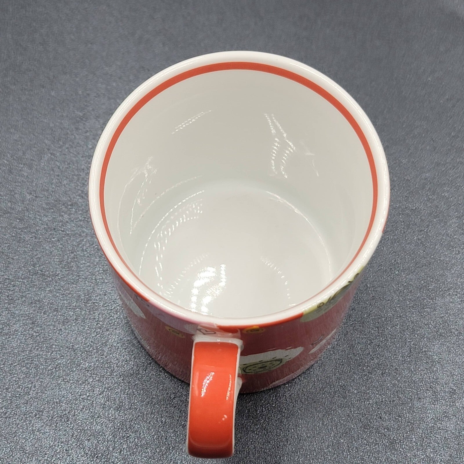 2007 Starbucks Coffee Mug Hearts Clouds Swirls Love 12 fl oz