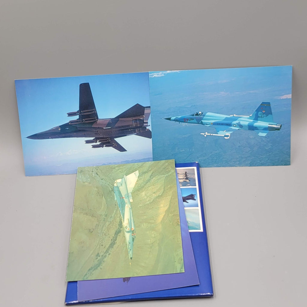 Jet Fighters National Air & Space Museum Smithsonian Set of 12 Postcards 1988