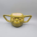 Bioworld Coffee Mug Star Wars Yoda Double Handle Ceramic Lucasfilm