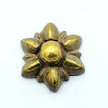 Brass Rosette For Drop Bail Pull Repair SINGLE Salvage Drawer Hardware Reclaim